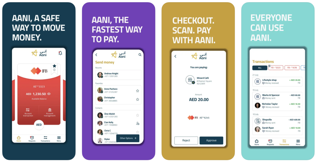 AANI, Al Etihad Payments Mobile Apps